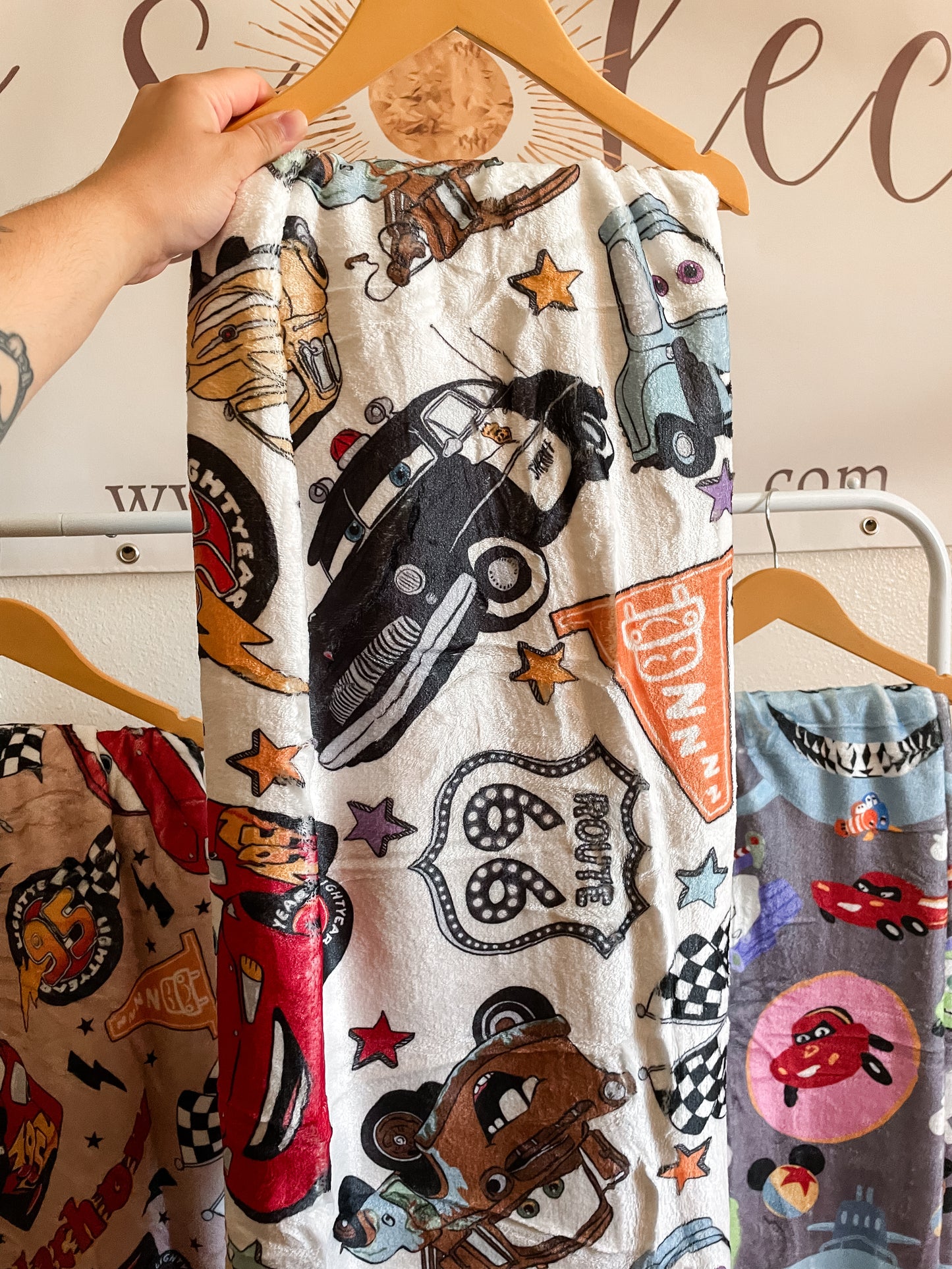 Route 66 Minky Blanket