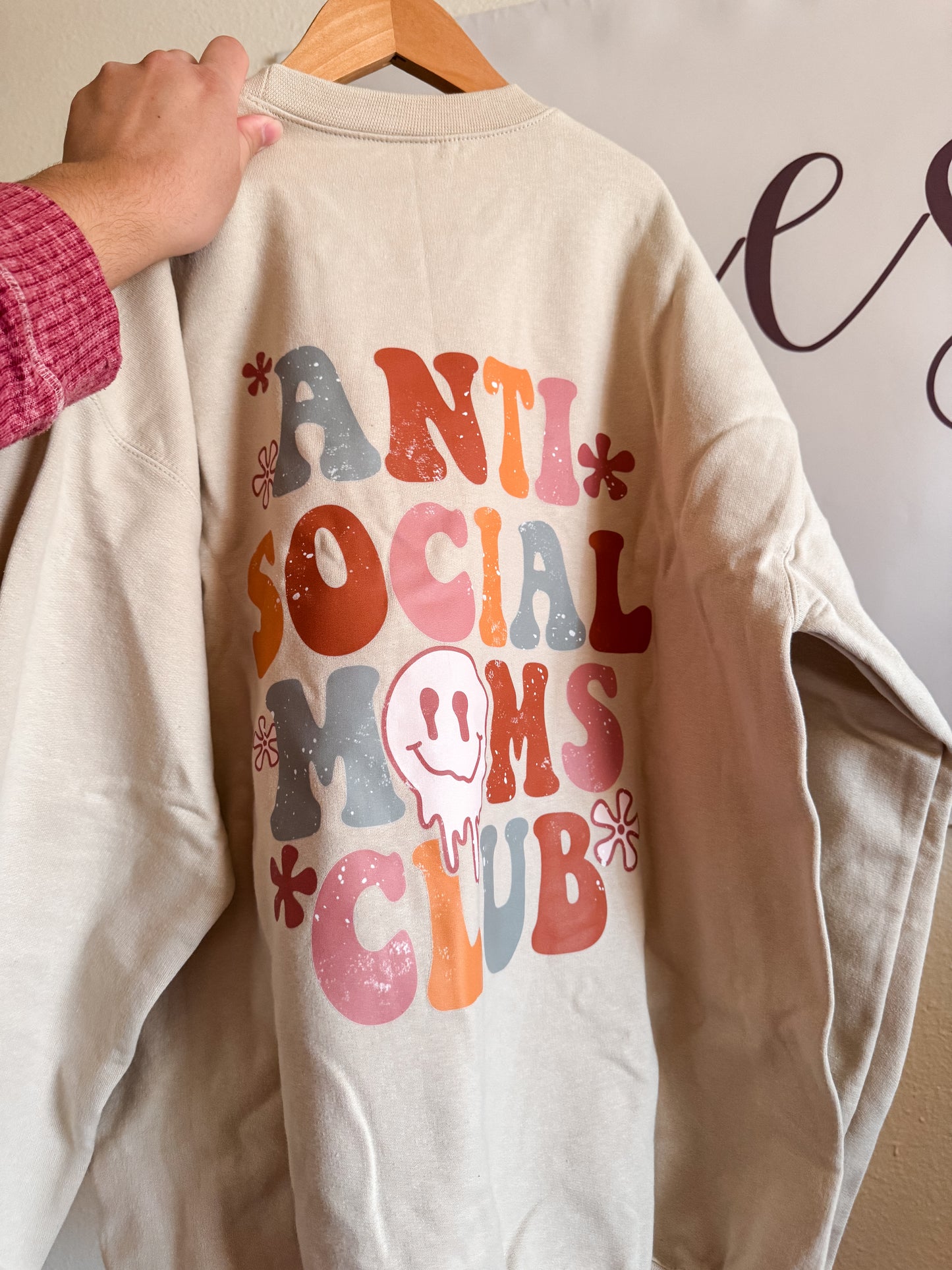 Antisocial Moms Club Crewneck - MEDIUM